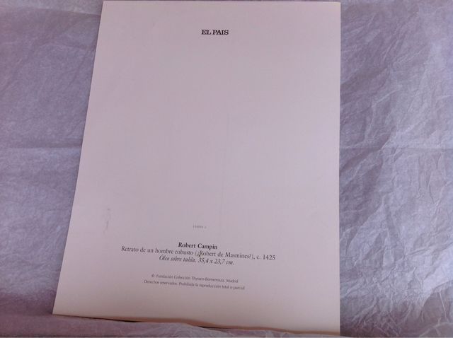 RETRATO DE UN HOMBRE ROBUSTO .ROBERT CAMPIN.