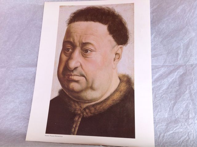 RETRATO DE UN HOMBRE ROBUSTO .ROBERT CAMPIN.