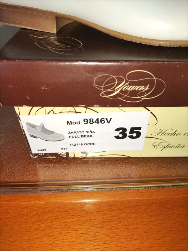 Zapatos  comunión 35