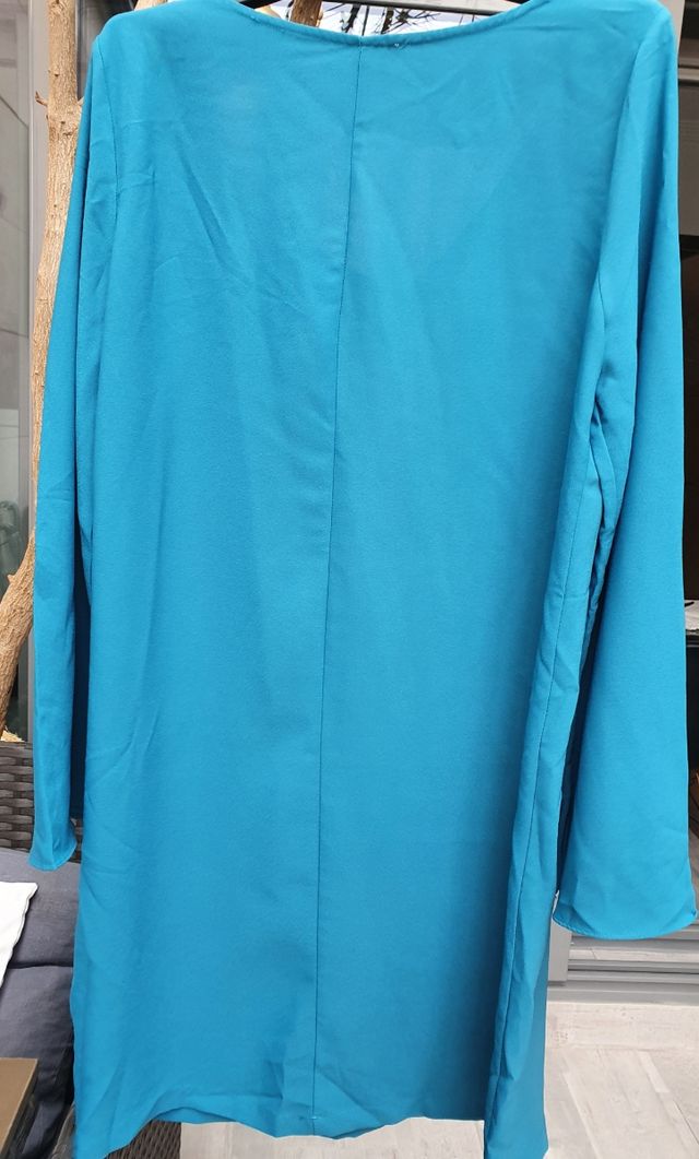 Vestido vestir azul klein L