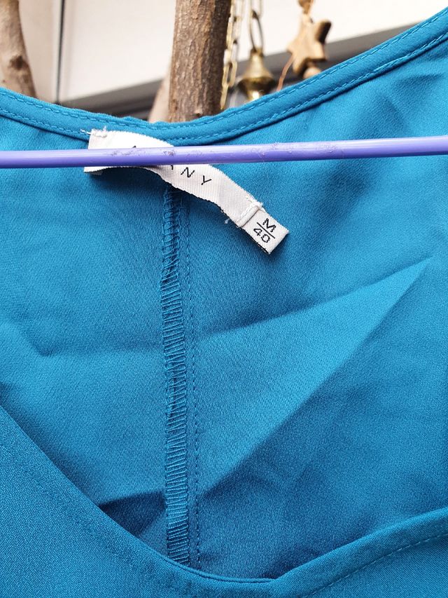 Vestido vestir azul klein L