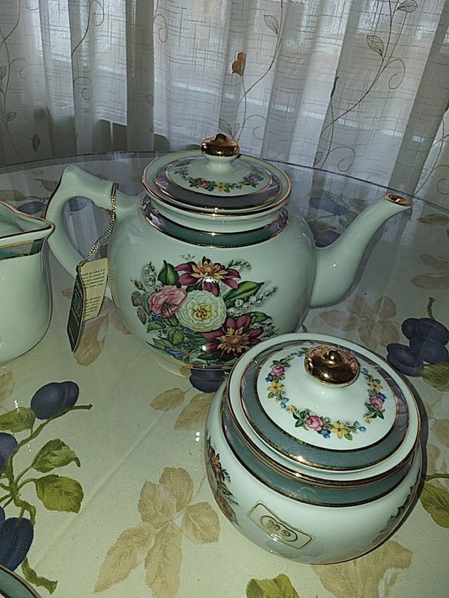 juego de café de porcelana