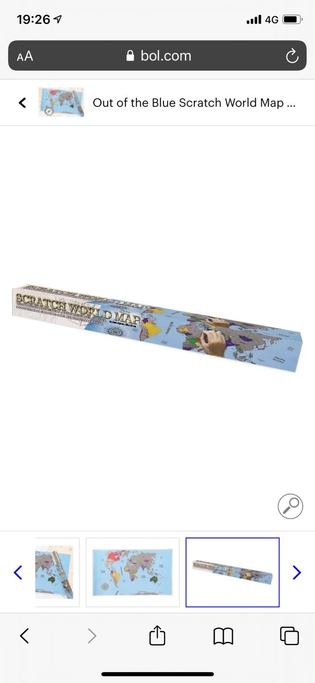 Mapa mundial para rascar