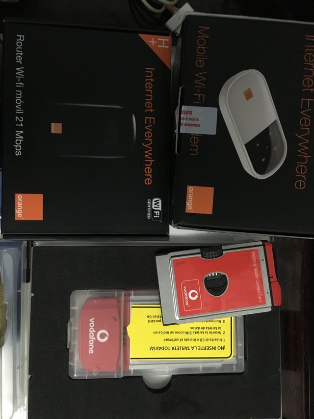 Modem MIFI para tener internet por línea móvil