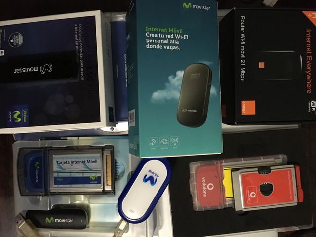 Modem MIFI para tener internet por línea móvil