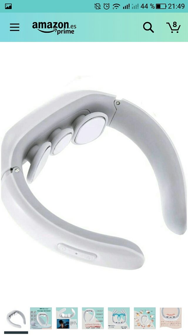 Masajeador electromagnético cervical.