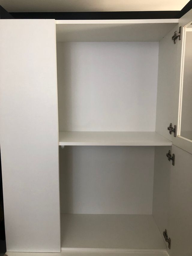 Vitrina madera blanca