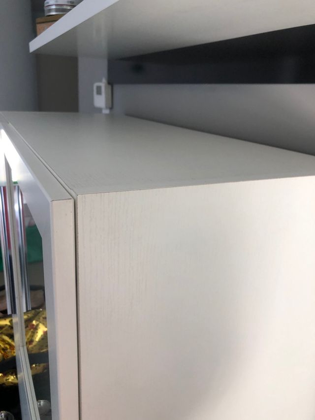 Vitrina madera blanca