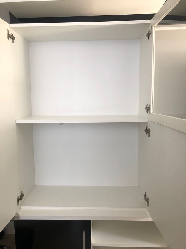 Vitrina madera blanca