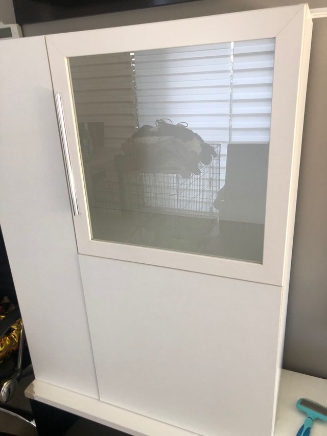 Vitrina madera blanca