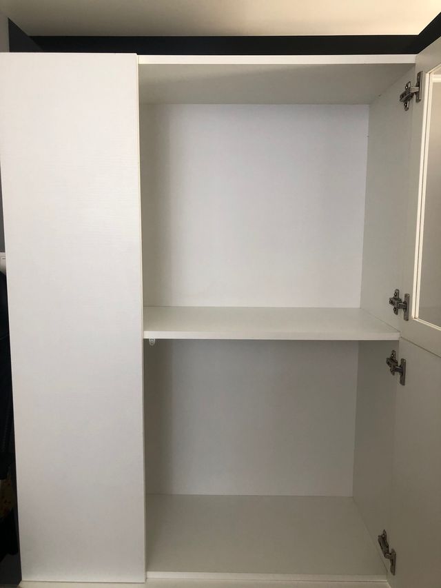 Vitrina madera blanca