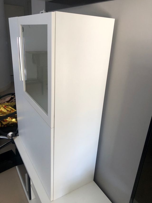 Vitrina madera blanca