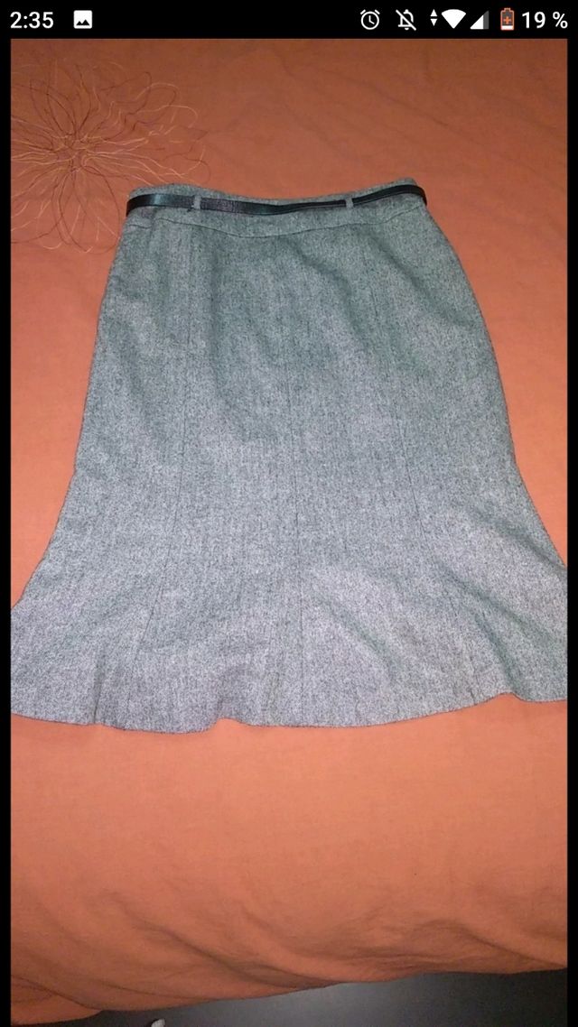 Falda acampada Cortefiel