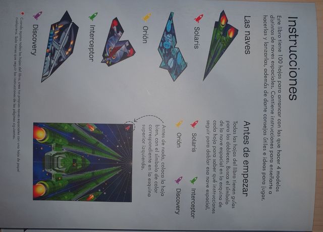 Papiroflexia: 100 naves espaciales