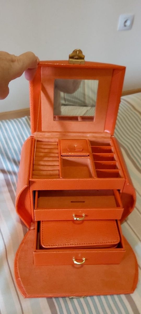 Joyero Naranja del Corte inglés