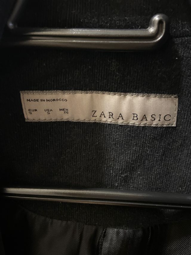 Americana de pana negra