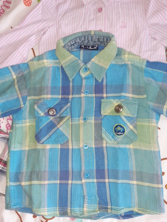 Lote camisas niño manga larga 