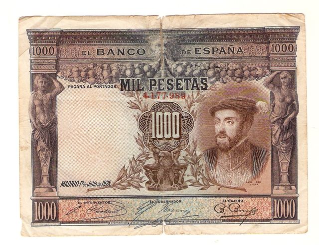 Billetes Banco ,Españoles