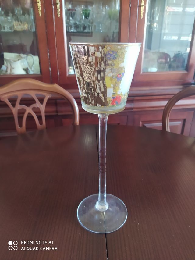 Exclusiva copa decorativa colección GUSTAV KLIMT
