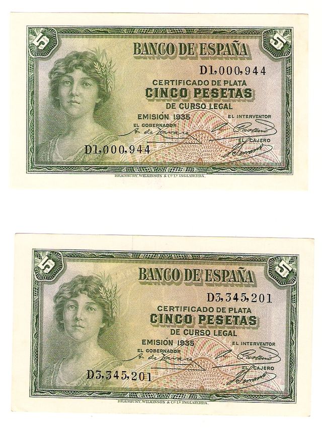 Billetes Banco ,Españoles