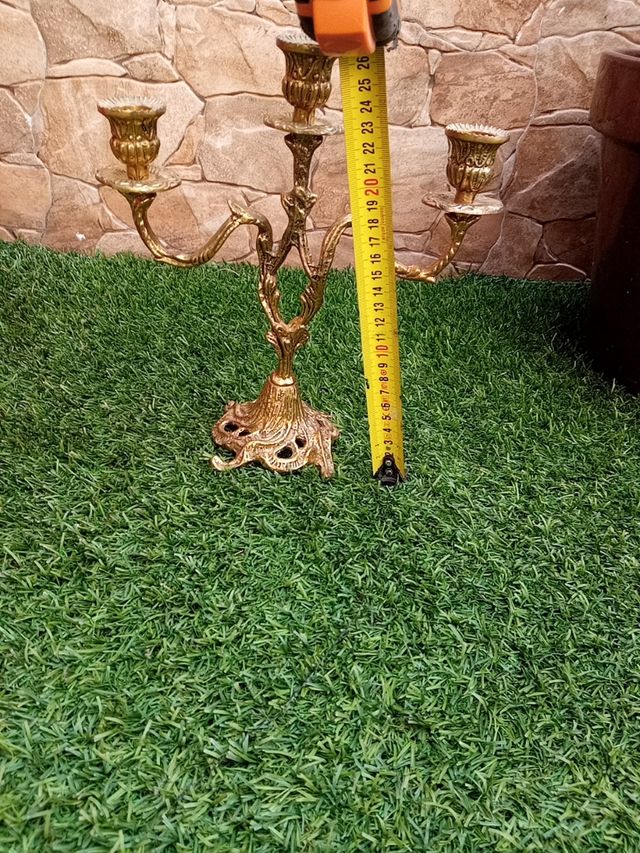 2 CANDELABRO ANTIGUO