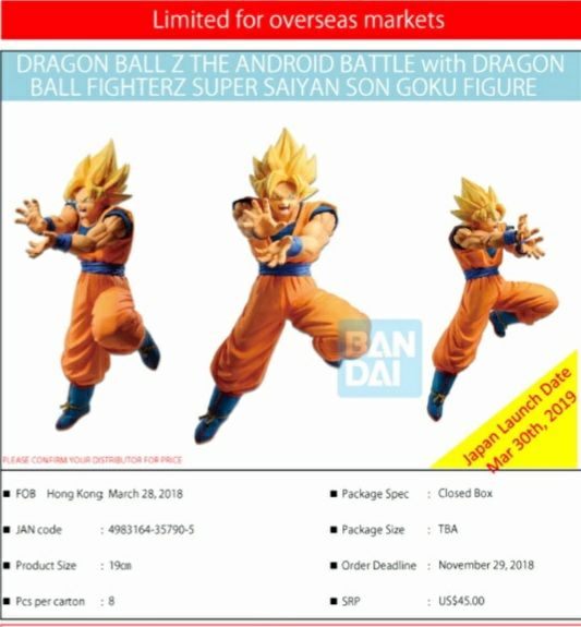 Figura Son Goku Super Saiyan Battle Dragon Ball