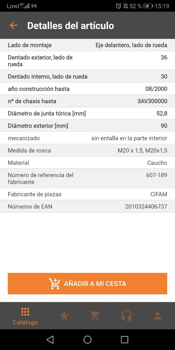 Kit Juntas Homocinetica delanteras