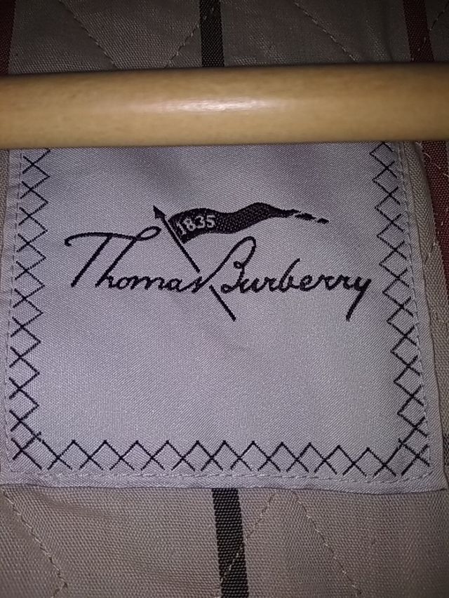 Abrigo de pana Burberry