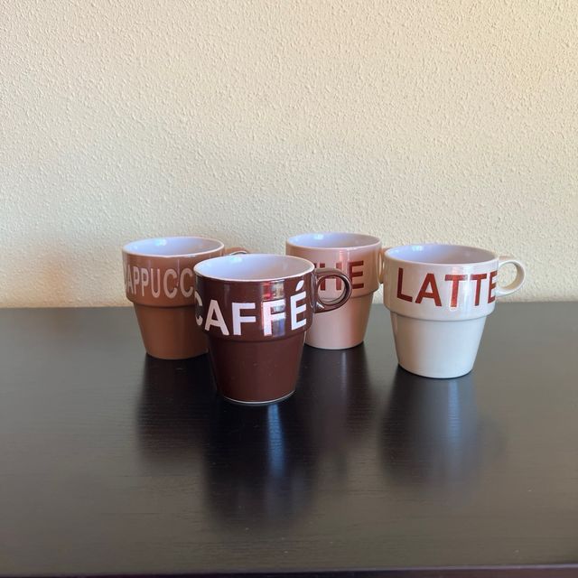 4 tazas de café