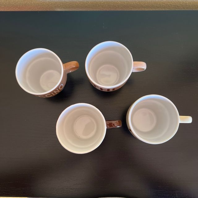 4 tazas de café