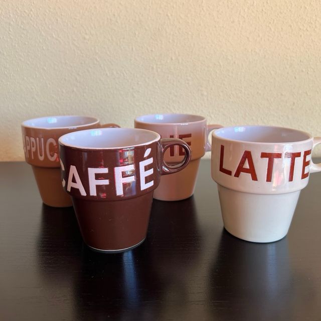 4 tazas de café