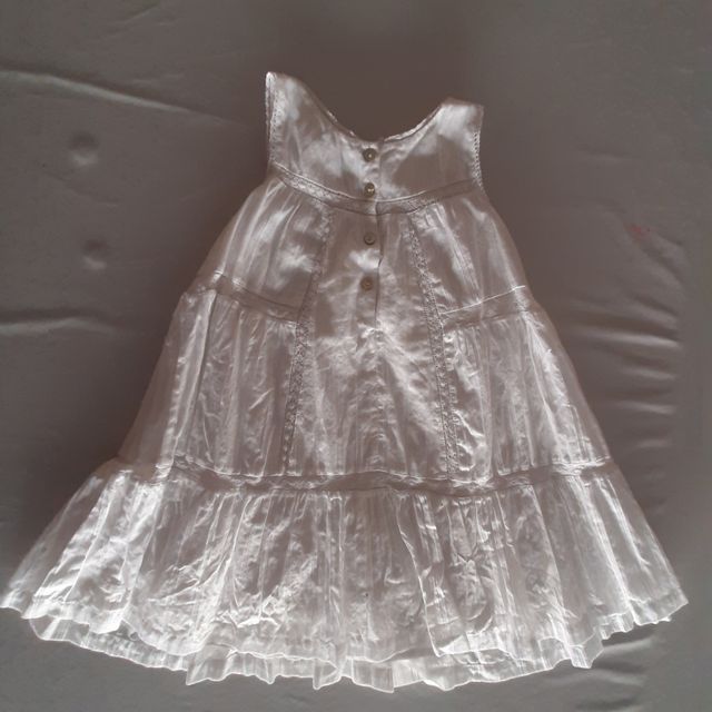 Vestido blanco niña talla 6 años