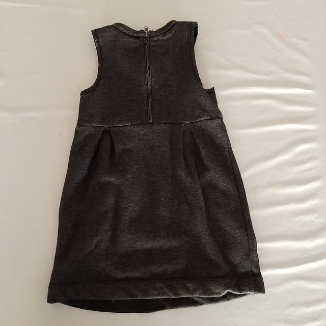 Vestido gris oscuro niña talla 5 años IKKS