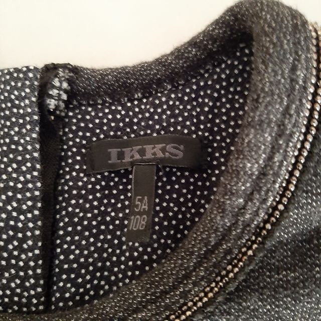 Vestido gris oscuro niña talla 5 años IKKS