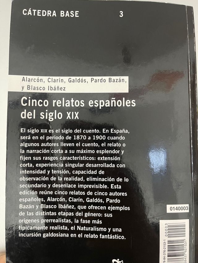 Cinco relatos españoles