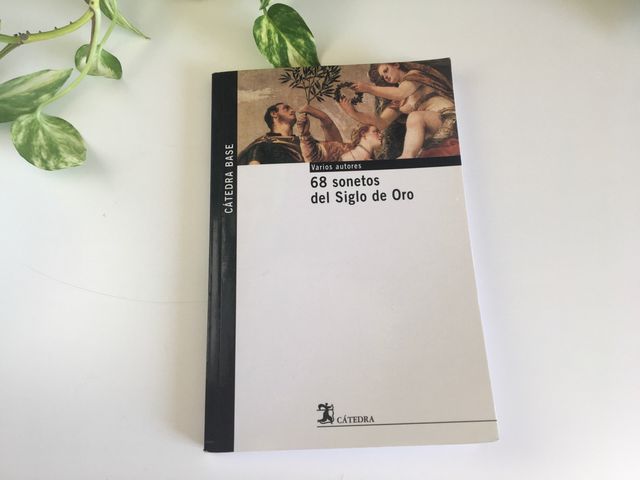 Libro de lectura "68 sonetos del siglo de oro"