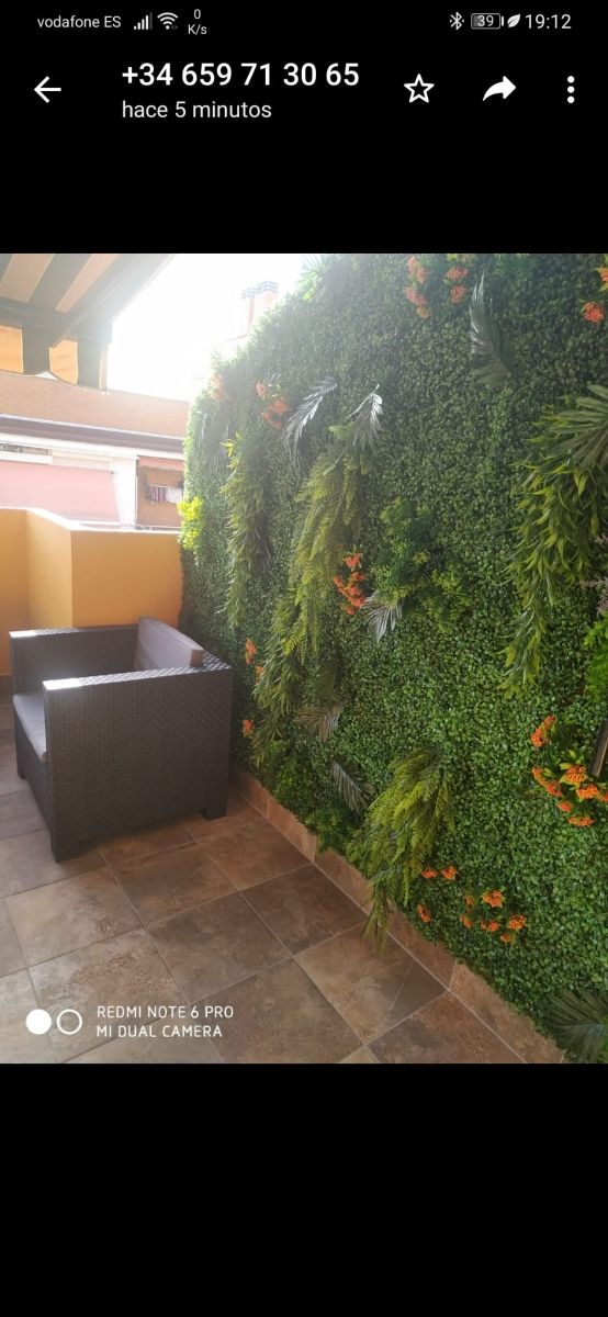 🧱Jardín vertical🌿 Interior y  exterior☀️