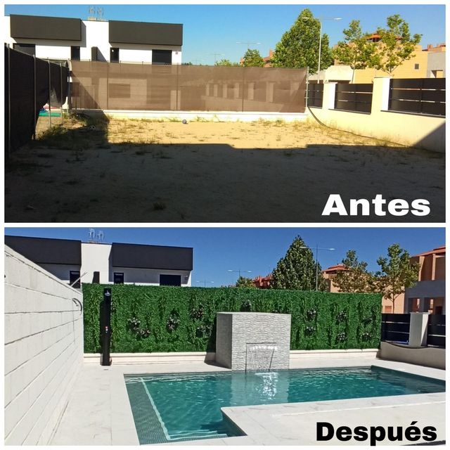 🧱Jardín vertical🌿 Interior y  exterior☀️