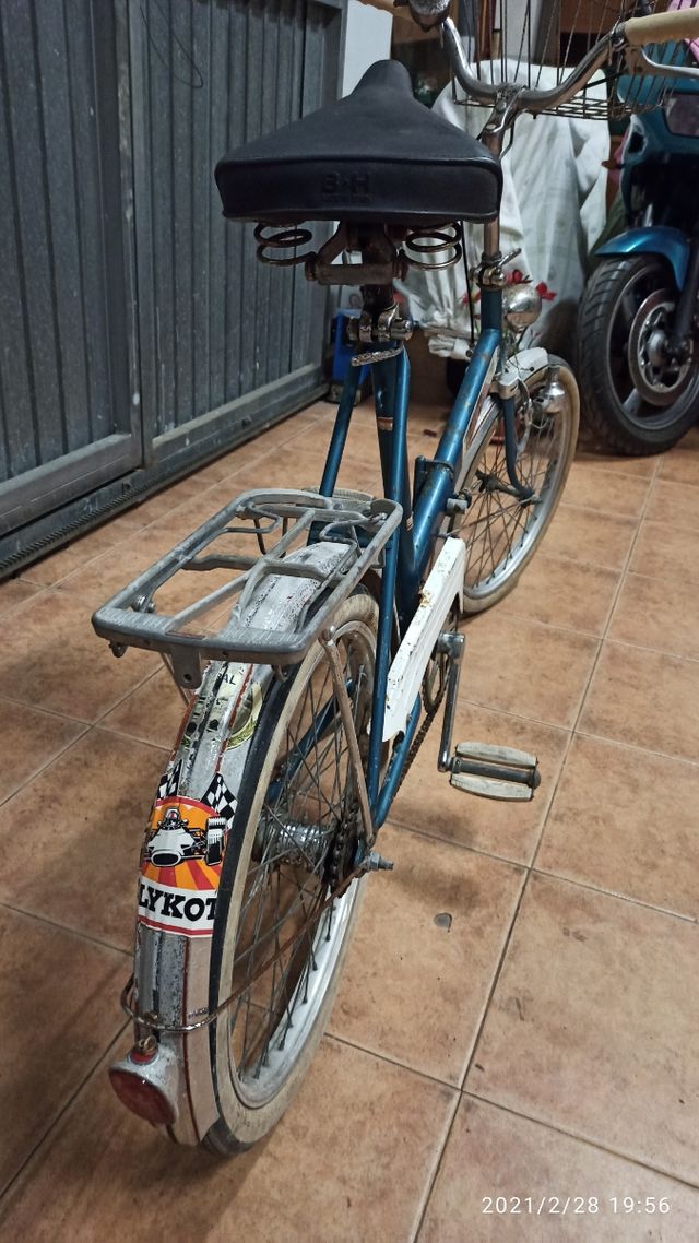 bicicleta antigua plegable automini