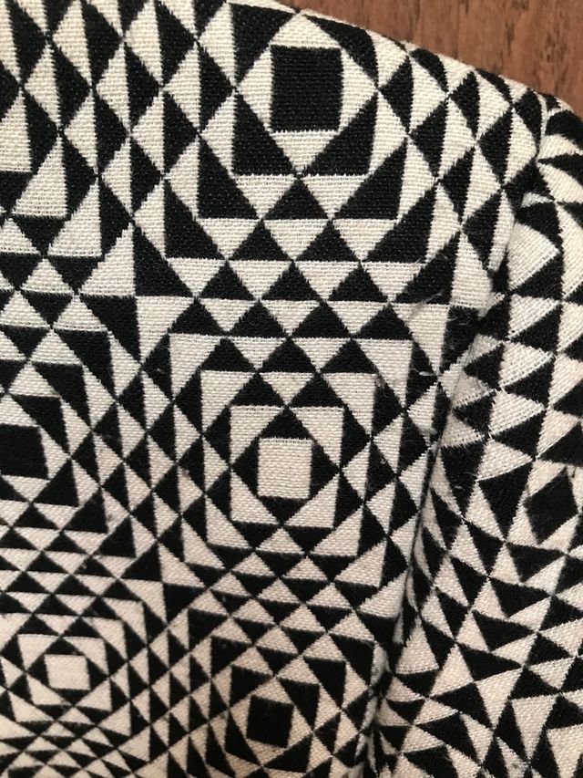 Cappotto Zara bianco (beige) e nero