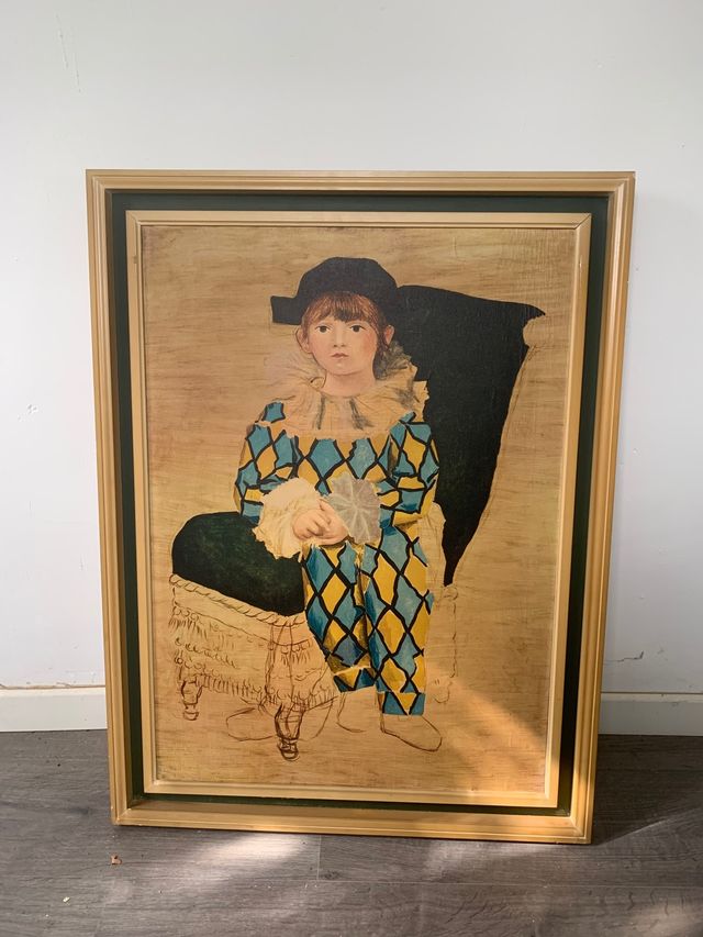 Cuadro el ARLEQUÍN DE PICASSO lienzo