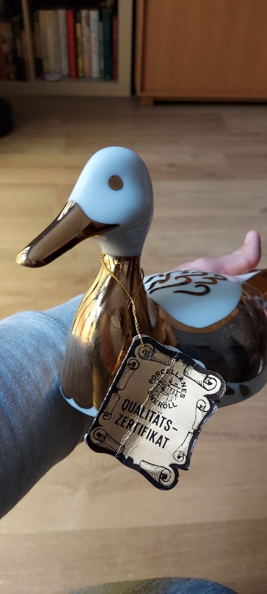 Pato Porcelana Sneröll Bohemia