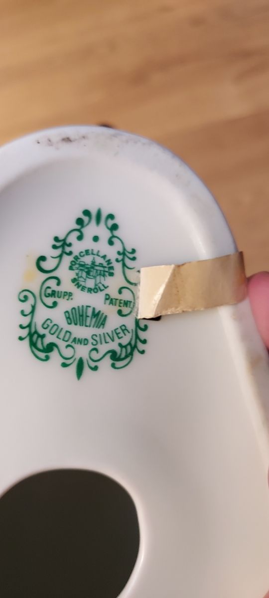 Pato Porcelana Sneröll Bohemia