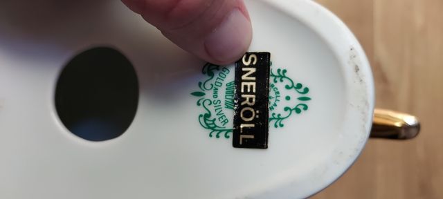 Pato Porcelana Sneröll Bohemia