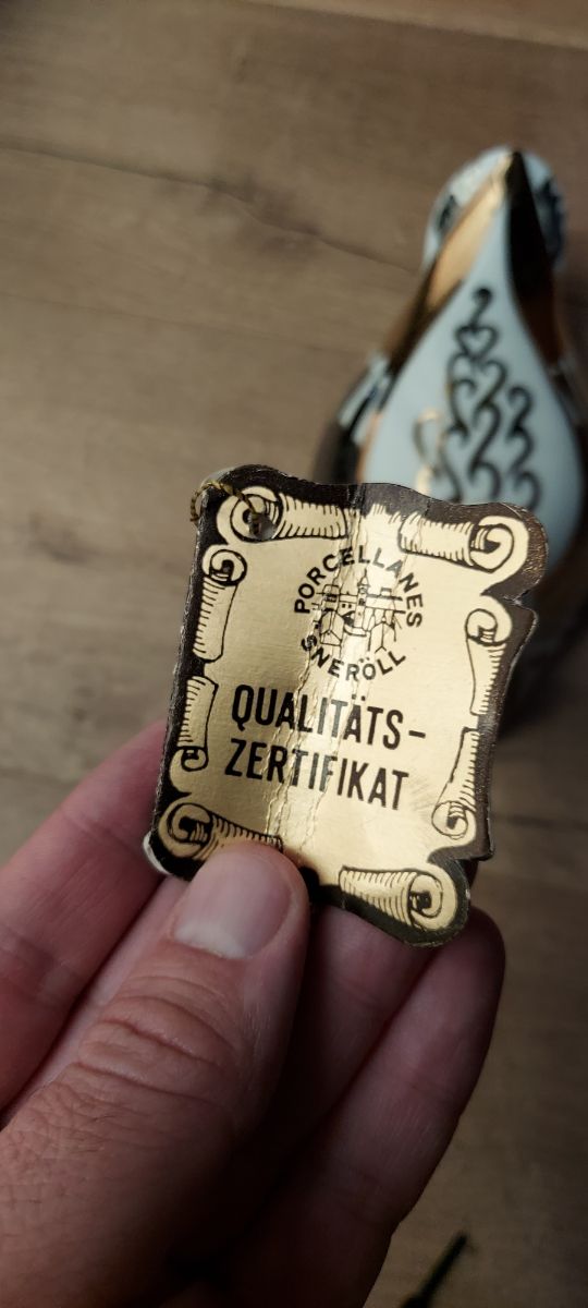 Pato Porcelana Sneröll Bohemia