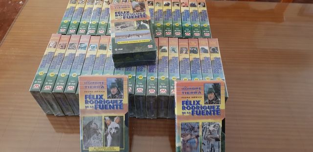 colección vhs felix Rodríguez de la fuente