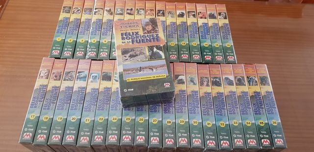 colección vhs felix Rodríguez de la fuente
