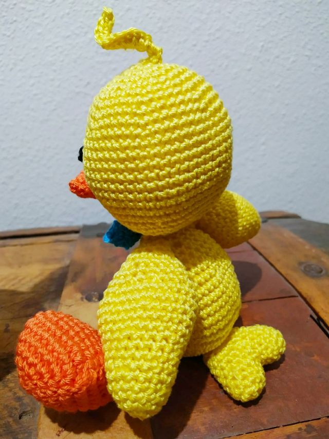 Pollito Crochet Amigurumi 20 cm - Hecho a mano