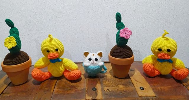 Pollito Crochet Amigurumi 20 cm - Hecho a mano