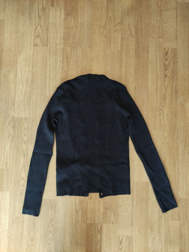 Chaqueta negra de canale de Massimo Dutti Woman